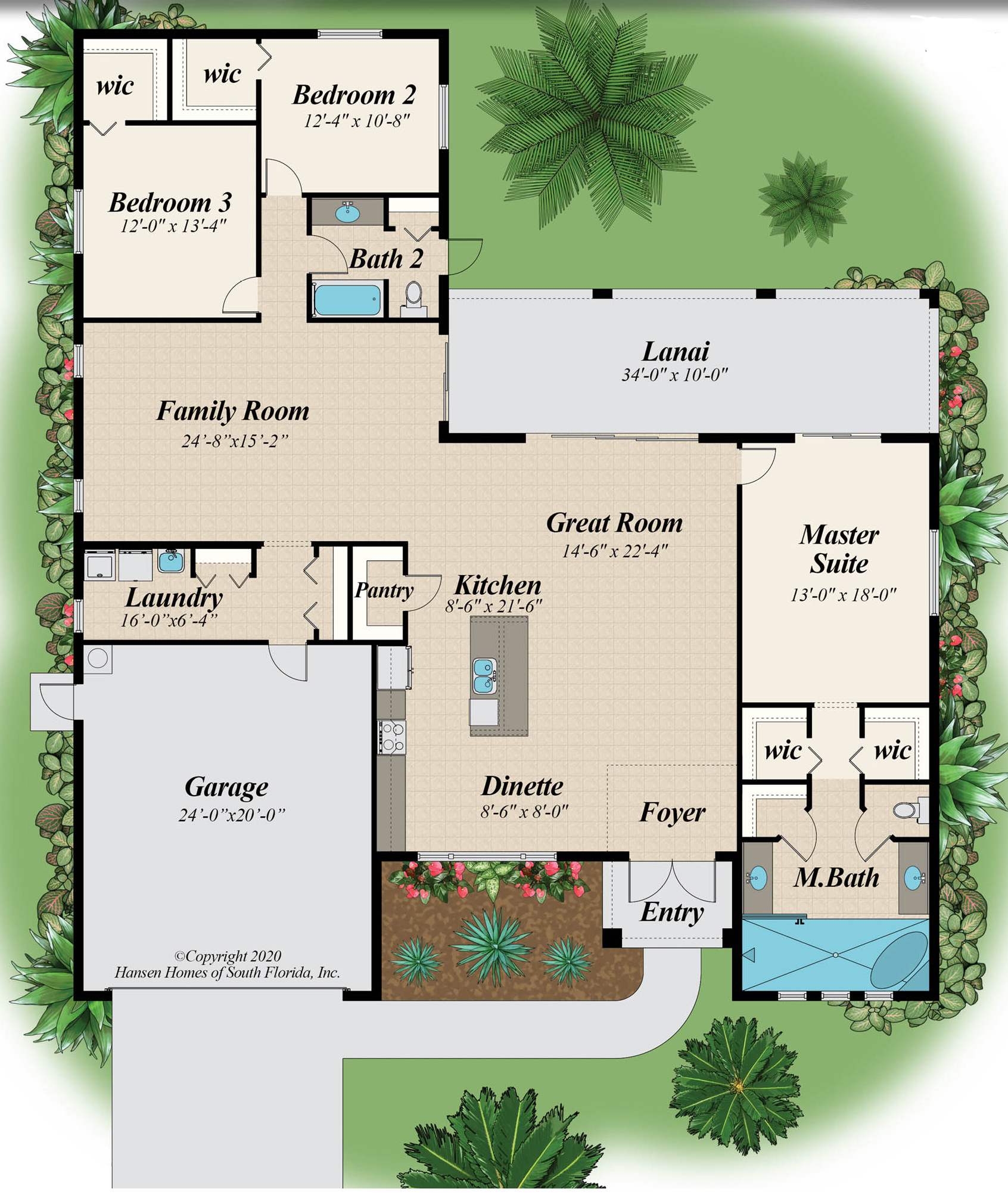 The Oasis 3 Bedroom Home Plan Floor Plans