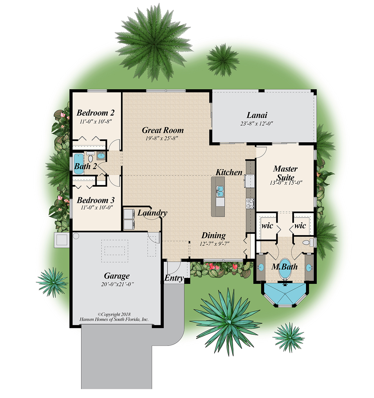 The More Grand Bath Home Plan Floor Plans