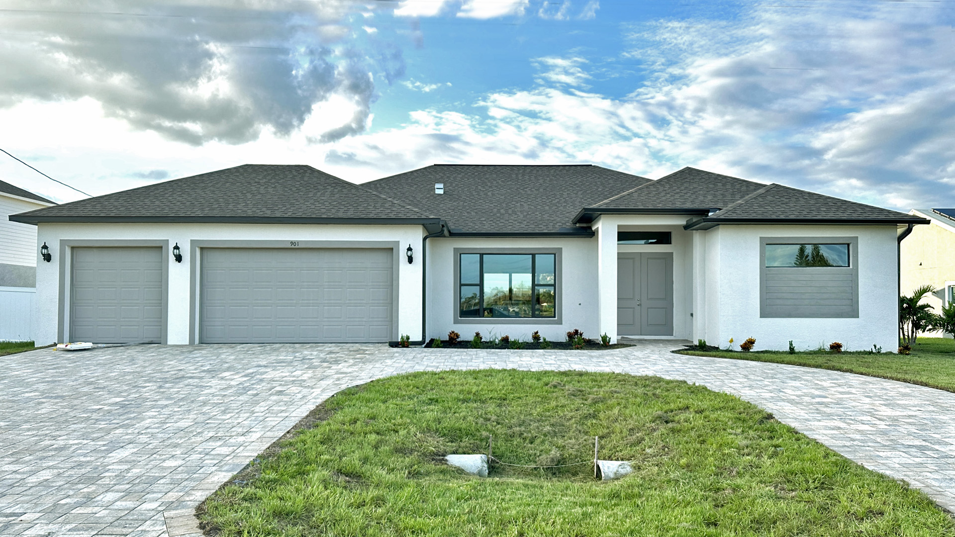 The Oasis 3 Car Garage Home Plan