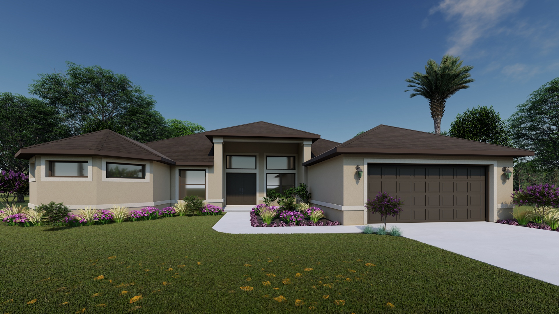 The Slater Grand Bath Family Room Home Plan